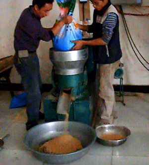 Flach Kugelmühlsterben kleine Zufuhr-Kugelmühle