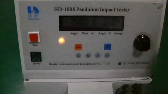 Digitalanzeigen-Gummiprüfmaschine, Plastik Charpy-Auswirkungs-Testgerät