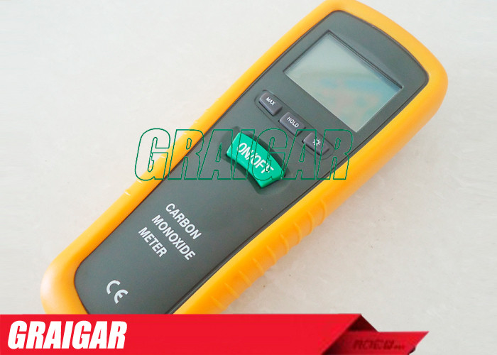 Hand-Hintergrundbeleuchtungs-Kohlenmonoxid-Meter 0 Digital LCD - Gas-Detektor-Prüfvorrichtung 1000PPM Co
