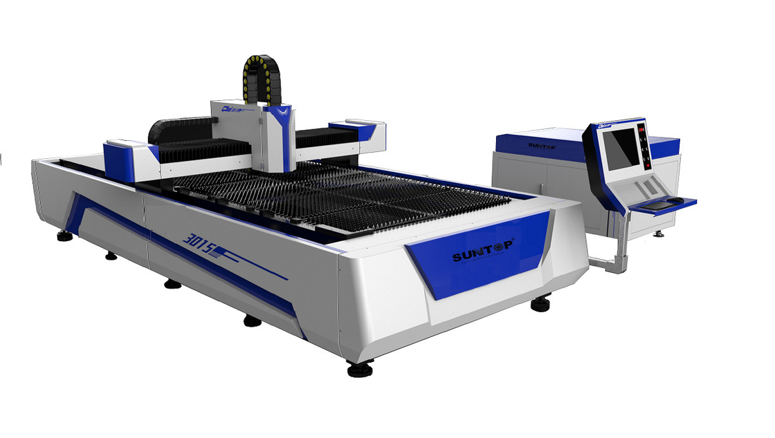 Laser-Schneider der Faser-500W mit Ausschnitt-Größe × 1500 3000mm für das Blatt metallschneidend